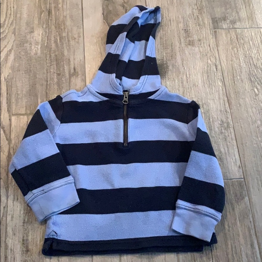 Bundle of 2 long sleeve hooded shirts, sz 2T